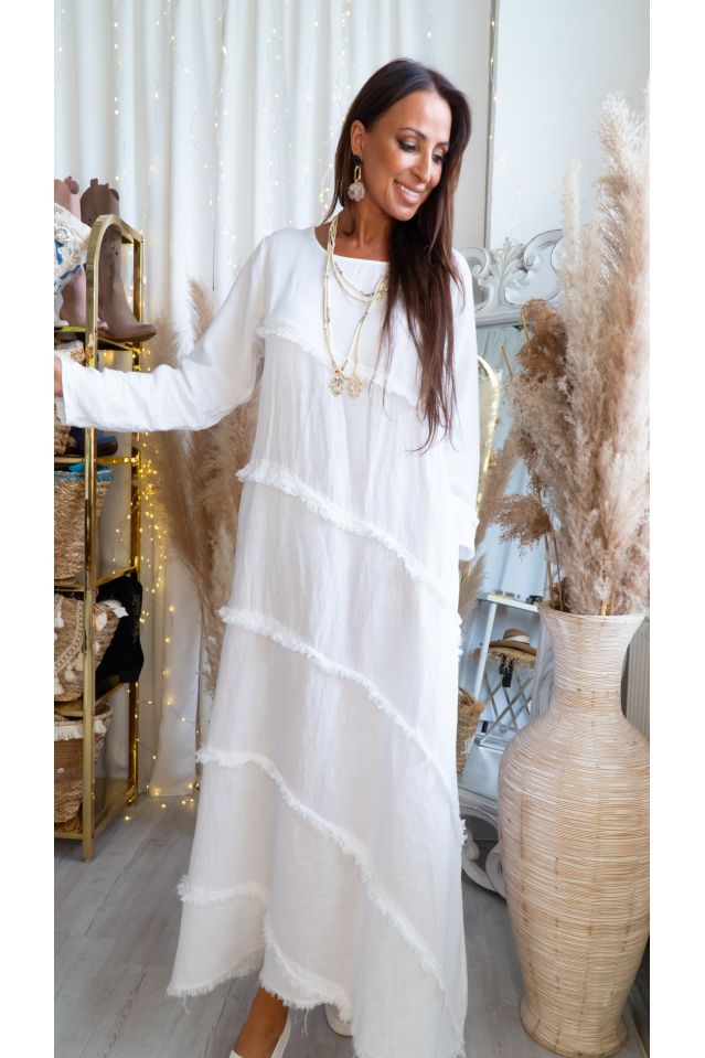 Sukienka Korfu biała