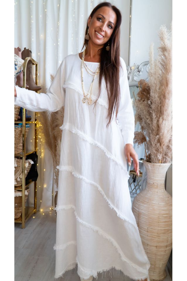 Sukienka Korfu biała